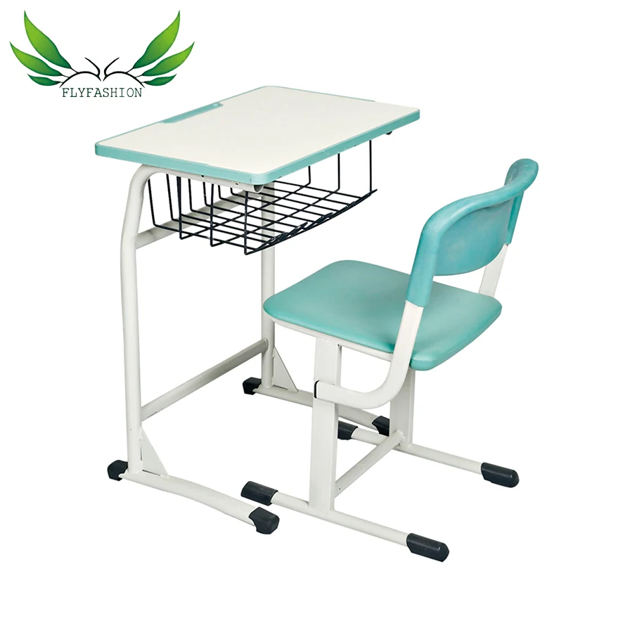 
Wood Modern Single School Desk Chair 