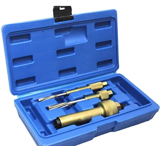 3pc Glow Plug Puller Remover Extractor & Reamer Set M10 & M12 Diesel