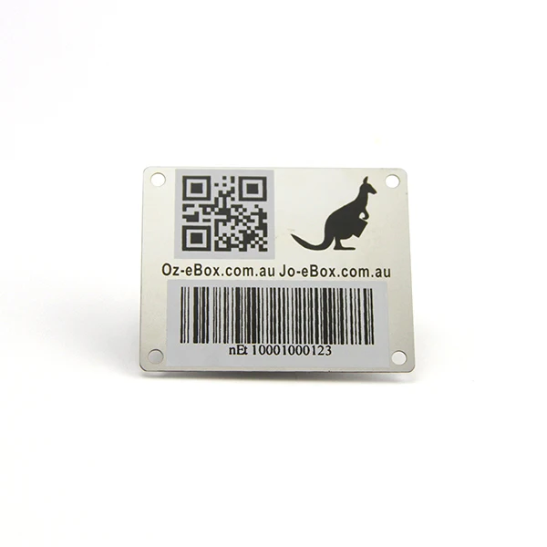 small metal nameplates