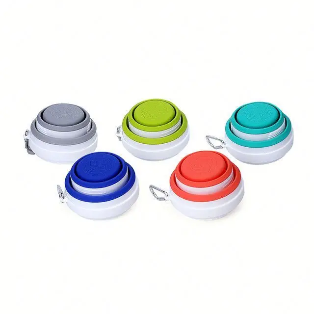 

New Design Outdoor Silicone Electric Travel Kettle Folding Food Made In China Collapsible Tea kettle, Green ,orange ,grey ,blue, fruit green and customized