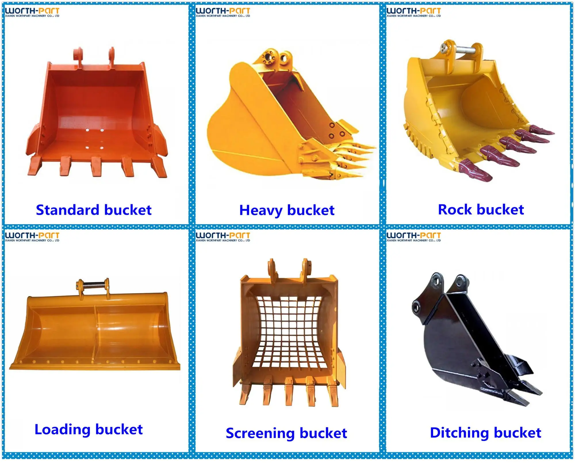 Excavator digger Bucket Types Buy Excavator Bucket Types Digger 