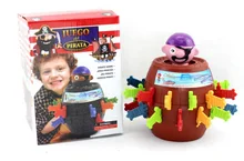 Strange and eccentric tricky toys funny pirate barrel uncle Collective interactive toys Office interactive toy Desktop