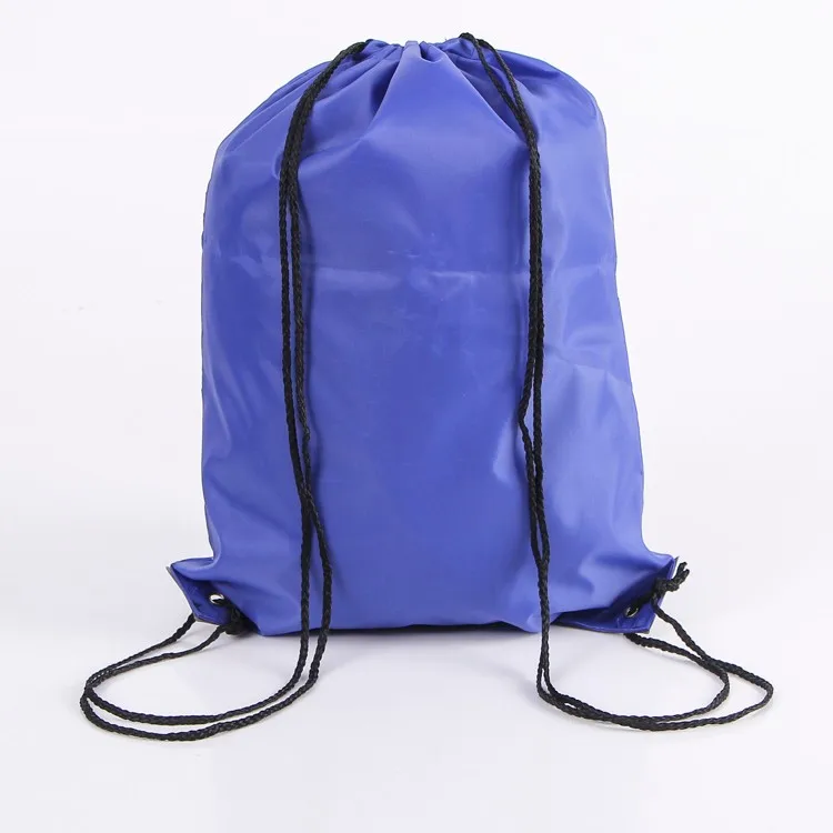 drawstring backpack with logo