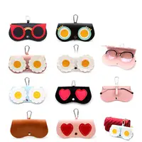 

PU Leather Pouch Travel Portable Cute Cartoon Sunglasses Case Glasses Eyewear Protective Box Bag