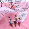 Fashion Simple Custom Acrylic Keychain Cute Ice Cream Keychain