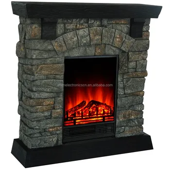 Magnesia Mgo Mantel Electric Fire Fireplace With Electric