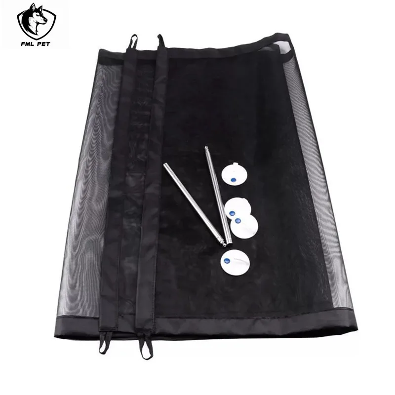 

In Stock Portable Dog Fence Folding Pet Fence Dog Safety Fence, Black