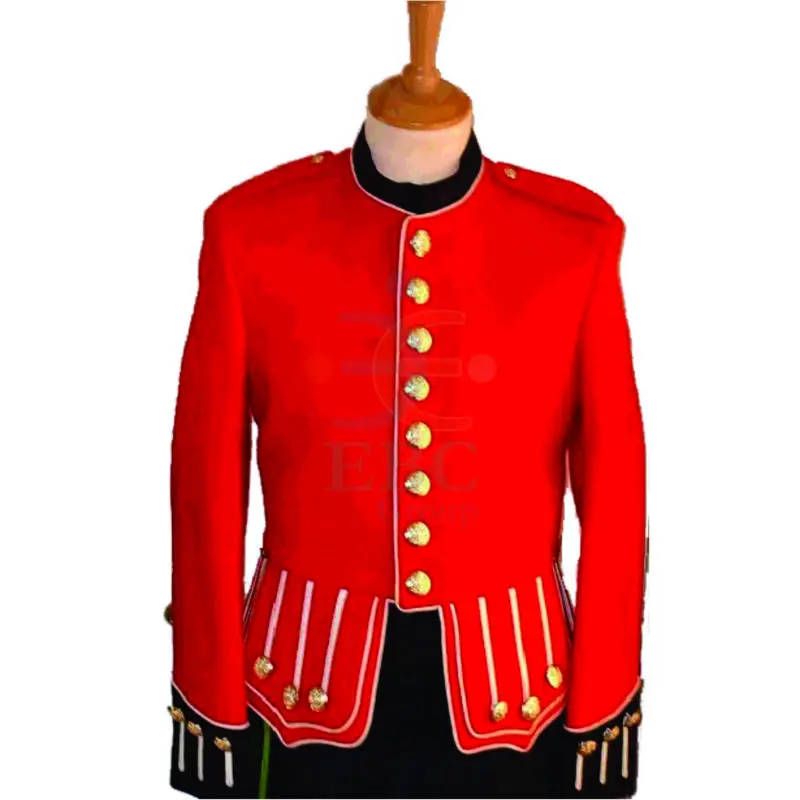 Red And White Pipe Band Uniforms Premium Quality Buy Pipe Band