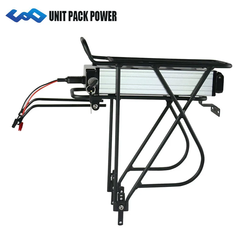 

High Capacity Lithium Battery Pack 36V 25Ah for Ebike Customize E-bike Battery Rechargeable Rear Rack Case
