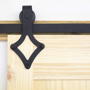 Diamond Sliding Barn Door Hardware Set For Interior Diamond Sliding Barn Door Hardware Set For Interior
