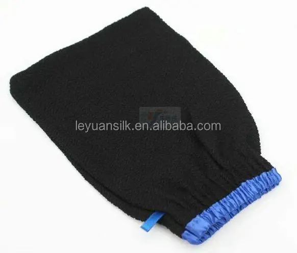 

Loofah Sponge Glove Spa Bath Mitt For Shower Bath Sponge Exfoliating And Cleaning Bath Scrubber, Black