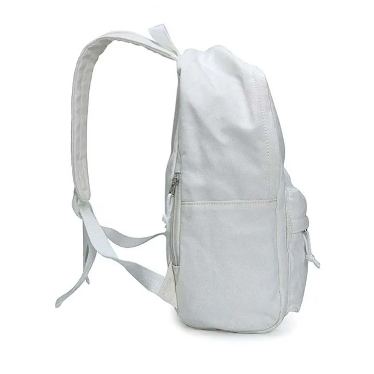 Custom Plain Cotton Backpack,Blank Canvas Backpack,Plain Backpack