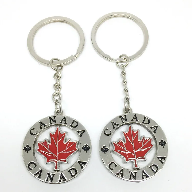 Custom Metal Canada Maple Leaf Keychain,Canada Flag Keychain Buy Flag Keychain,Maple Leaf