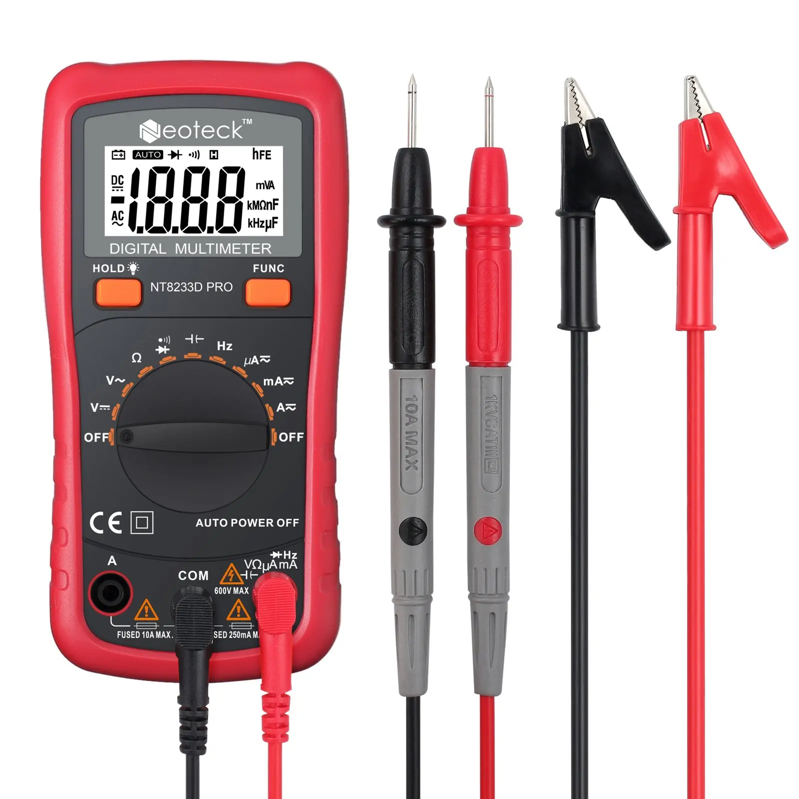 Digital Multimeter Eventek ET580 Multi Tester Auto Ranging with