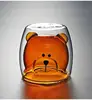 8.5 oz Amber Color Double Wall Bear Cup