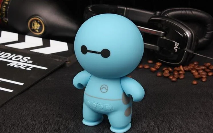 Mini Portable Wireless Cartoon baymax wireless speaker Support TF Card USB AUX Input Handsfree Call - ANKUX.COM