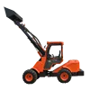 Trailer loader DY1150 powerful diesel engine loader price low for sale