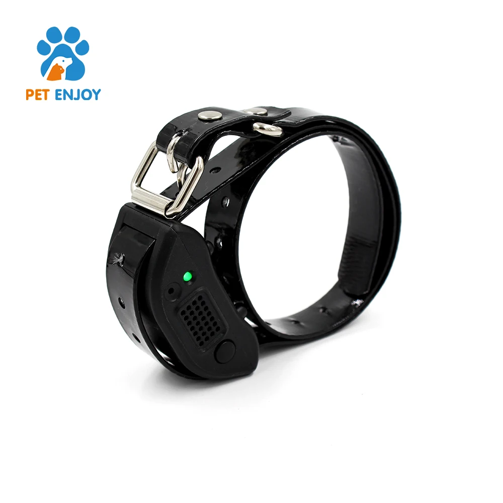 Owner's Voice Recording Black Rechargeable Remote Dog Shock Anti Bark Collar Buy Waterproof