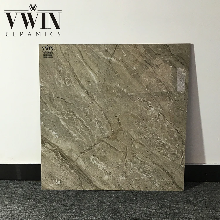 Light Silk Grey/white Vein Marble Flooring Polished Porcelain Ceramic