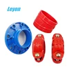 grooved fittings cast iron ductile iron pipe flexible coupling grooved flange heavy duty 11.25 deg elbow for fire fighting