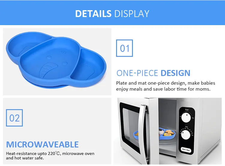 baby plate silicone