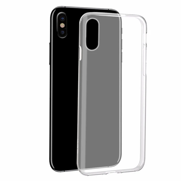 

Clear TPU Case High Quality Crystal Transparent Phone Case Back Cover for iphone X
