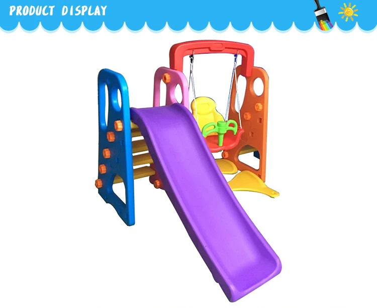 baby swing and slide set