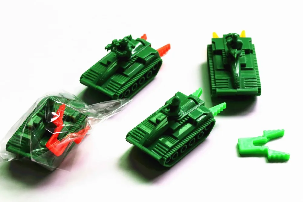 small toy tanks