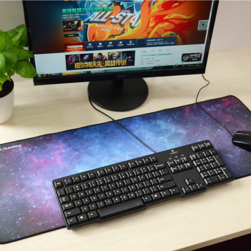 

The Big Game Mouse Pad With Custom Logo Printed, 30*80*0.3cm customized color