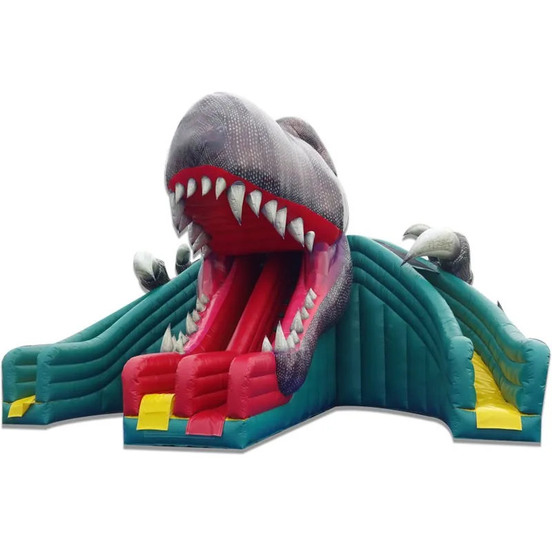 Commercial Double Line Dinosaur Inflatable Water Slide For Sale Buy