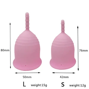 Feminine Hygiene Period Cup Large Size and S Size  Soft Menstrual Cup