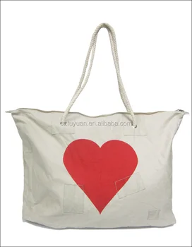 Wholesale Cheap Custom Heart Printed Canvas Tote Bags - Buy Canvas Tote Bag,Custom Tote Bag,Tote ...