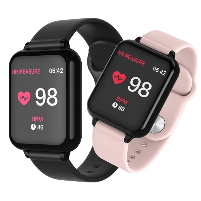 

B57 Sport Smart Watches Waterproof Android Watch Women Men Smart watch With Heart Rate blood pressure Blood oxygen monitor