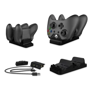 Dual Charging Dock Xbox One Controllers Rechargeable Batteries