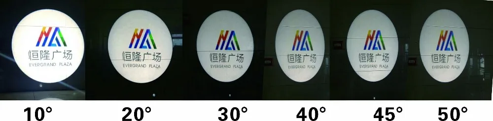 high brightness 20w led logo gobo STOP sign projector for parking lot