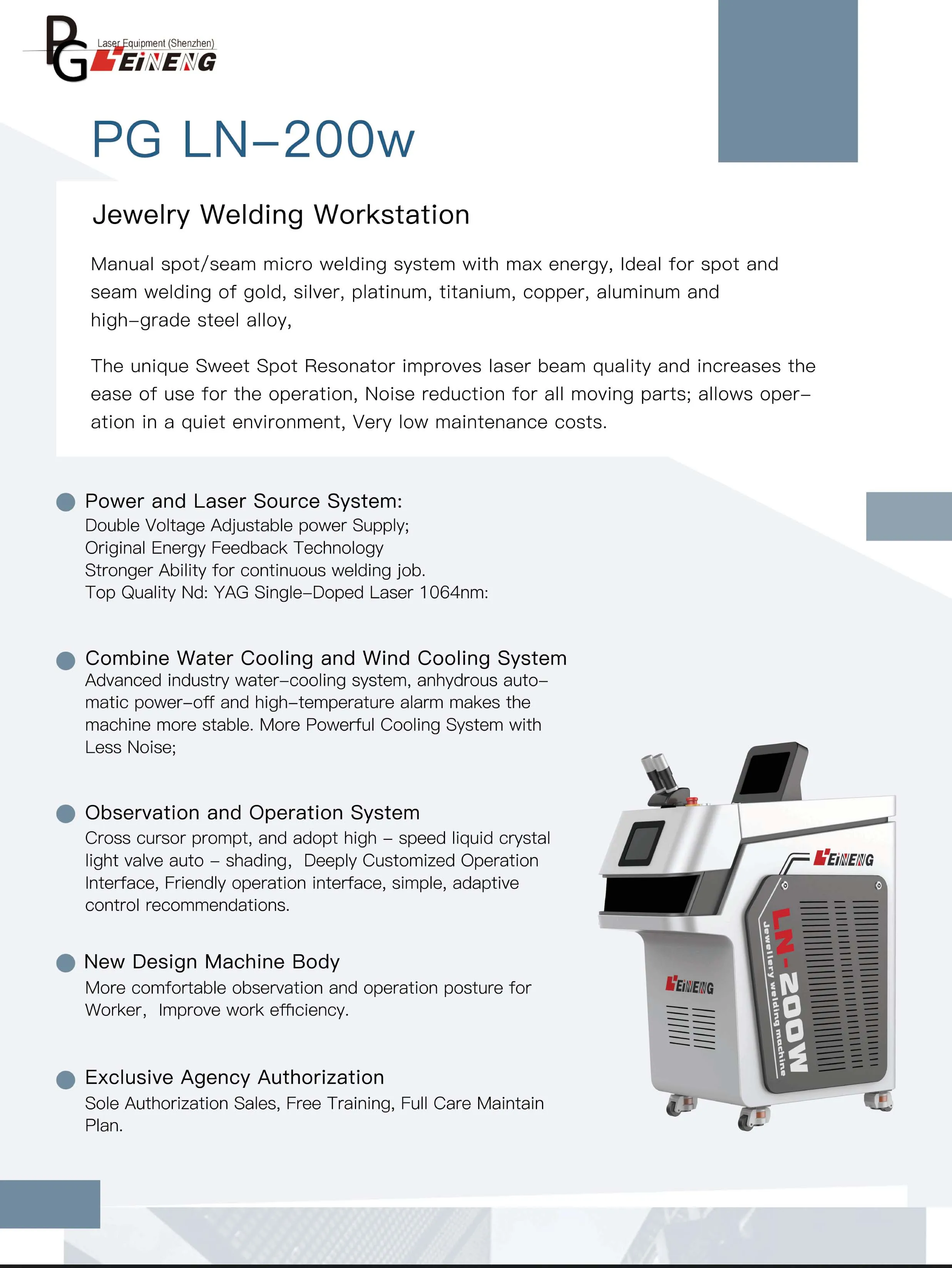 Pg-ln200 Jewelry Laser Welding Machines - Buy Laser Welding Machine For