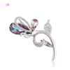 00061-4 xuping fashion christmas new design flower brooch made with crystals from Swarovski for wedding gift
