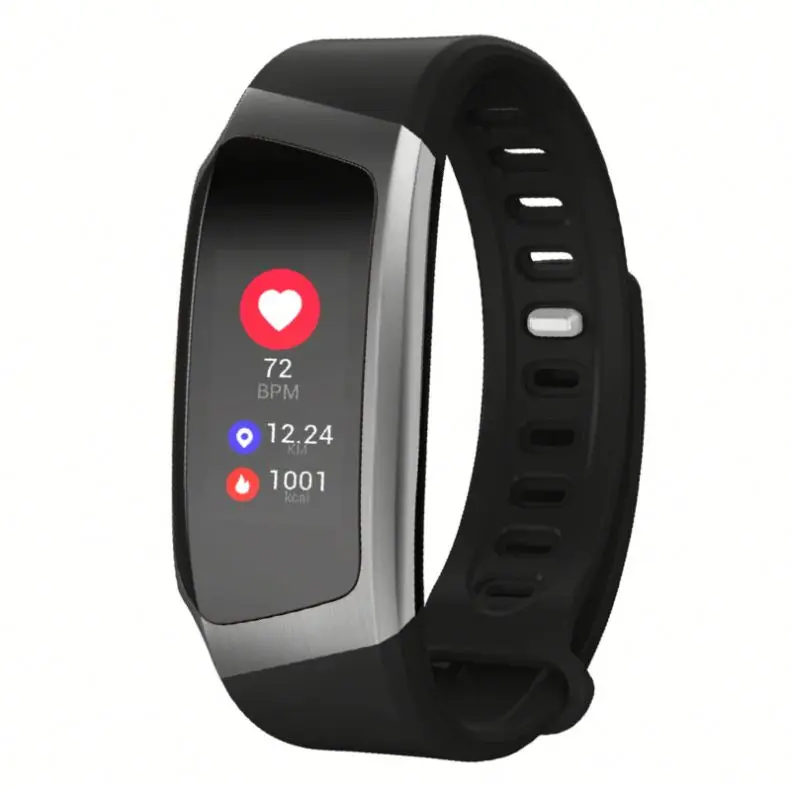 

Color screen smart wristband Heart Rate Blood Oxygen Monitor Smart Bracelet E18