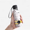 Chinese factory mass production 5 fold mini UV protect travel manual Capsule umbrella