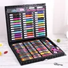 Supplies professional luxury art plastic glitter colors watercolor pencil set