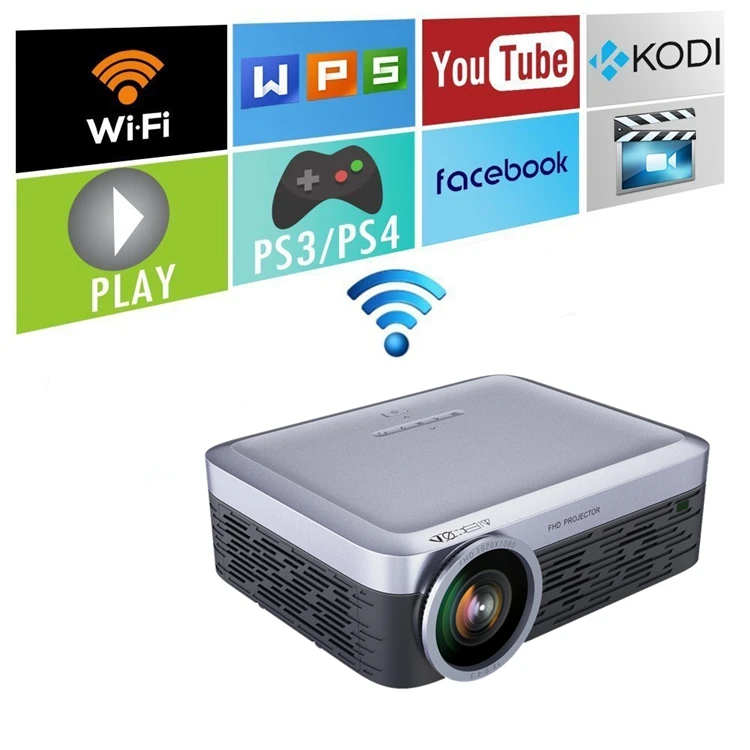 

Android 1920x1080 Resolution Set in WIFI HIFI Bluetooth Speaker 4K LED TV Projector, N/a