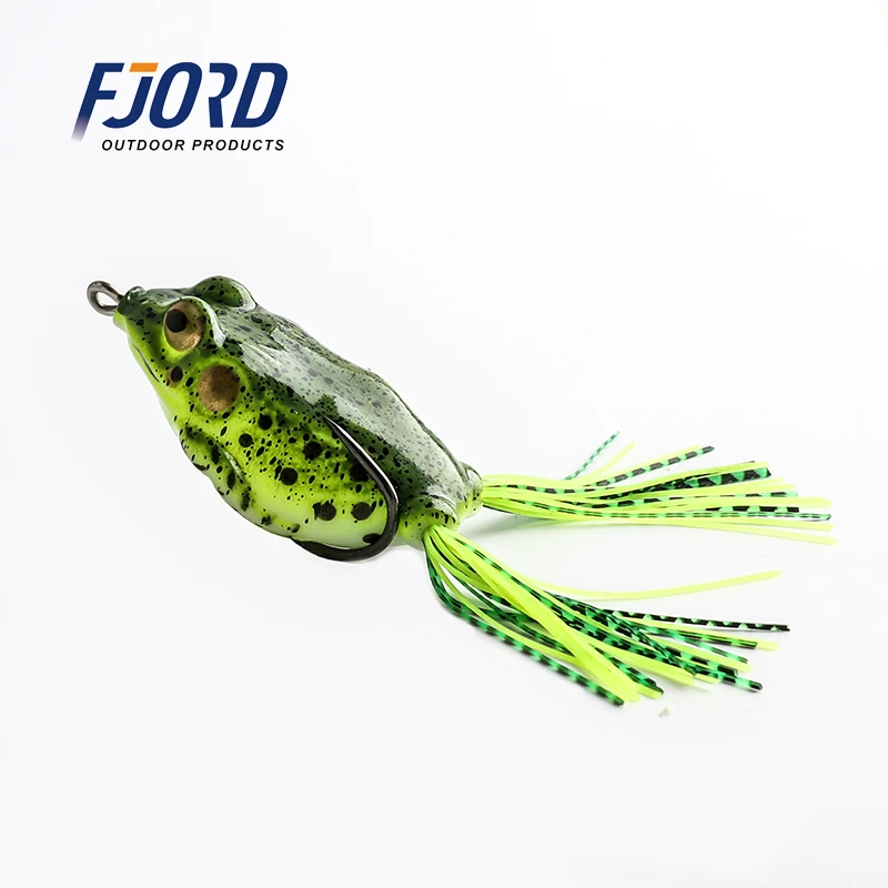 

FJORD 15g 55mm 5colors wholesale jump frog fishing lure jumping factory frog lure, Customized