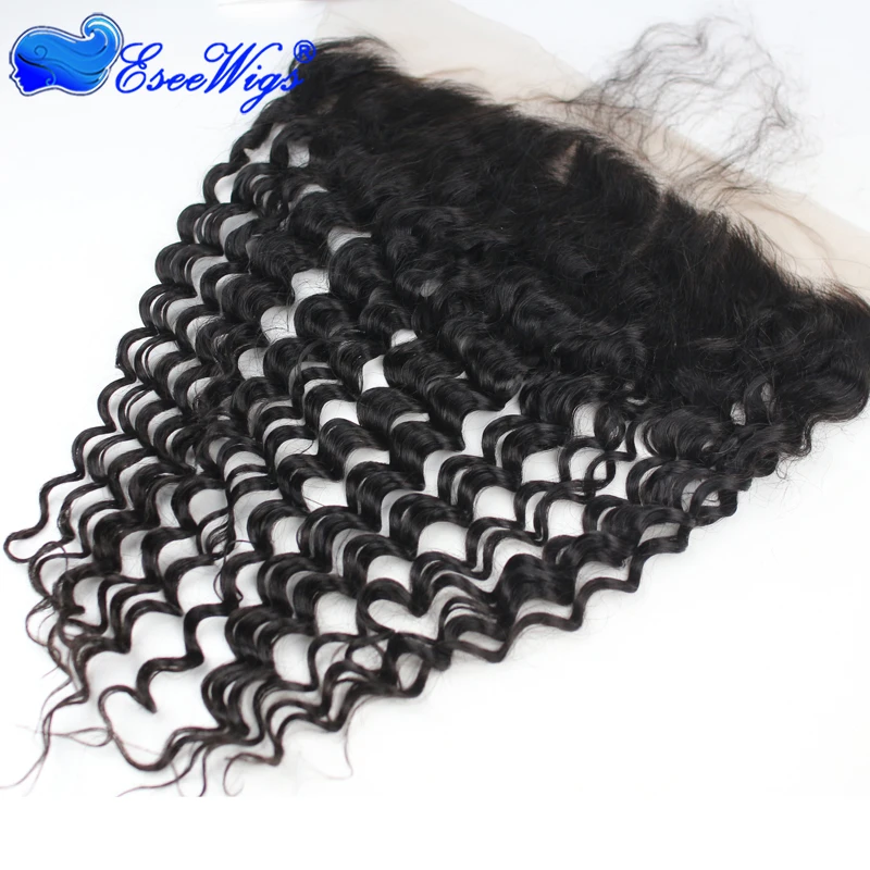 

Good Quality Raw Unprocessed Virgin Human Hair Curly Hair 13X4 Lace Frontal