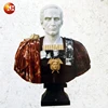 Hand carved european bust marble statue for garden decoration