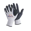 N11509 Cheapest durable 13G seamless polyester knitted nitrile foam coated safety working gloves