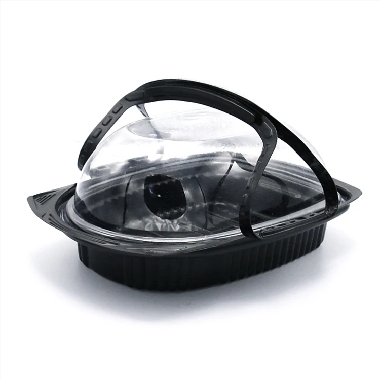 

High Quality Disposable Plastic Roast Chicken Box/Roast Duck Packaging/ Take Out Food Container, Transparent