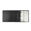 Contour Cover Ergonomic View Binder, D-Ring, Soft Click locking 3-Inch, Black
