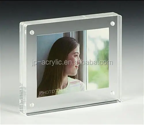 Plastic Acrylic Sign Holder with Magnets