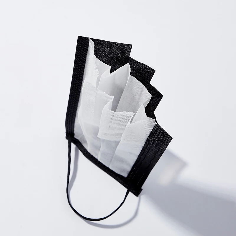 Factory custom wholesale Anti-virus Facemask surgical Disposable Earloop 3 ply Disposable Medical Face Mask Black
