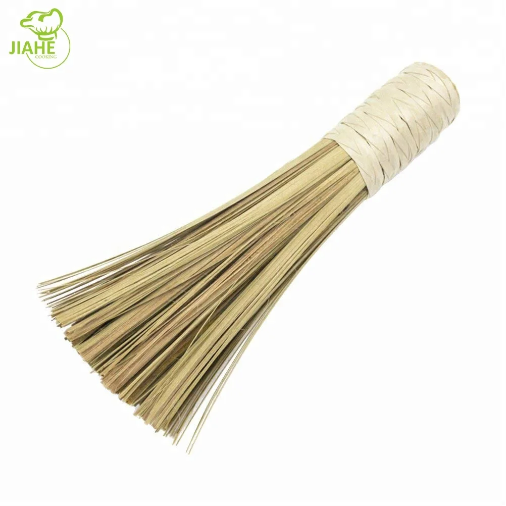 

Bamboo wok cleaning brush for carbon steel hammered wok